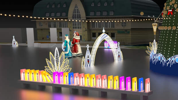 Новогодние украшения для площади Свободы / Фото: сайт госзакупок