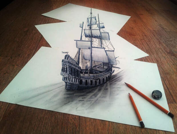 Best and Stunning 3D Pencil Drawings Art Collection by techblogstop 2