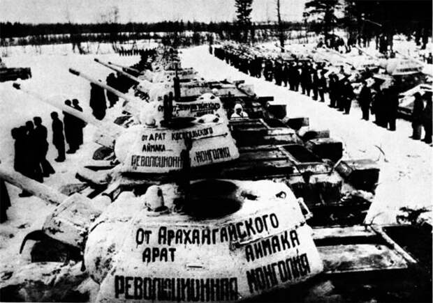 112-ая танковая бригада и танковая колонна «Революционная Монголия».