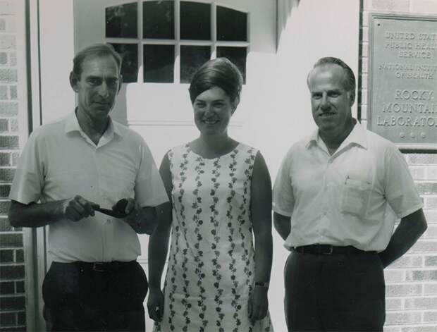 В. Бургдорфер со своими коллегами из RMBL