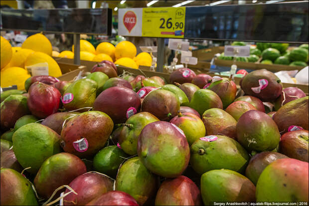 Удивительные цены на продукты в супермаркете Праги