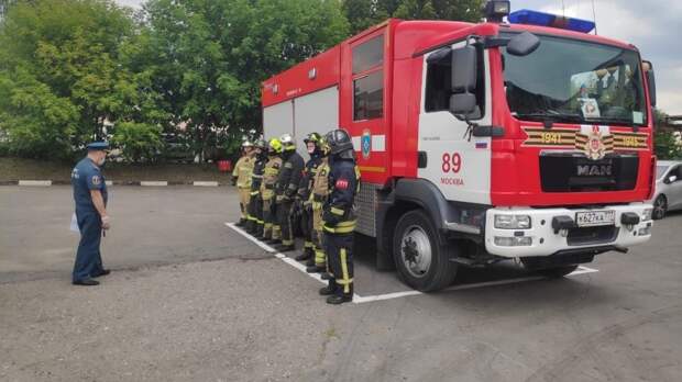 Конкурсная комиссия посетила лучшую пожарно-спасательную часть в ЮВАО - ПСЧ № 89