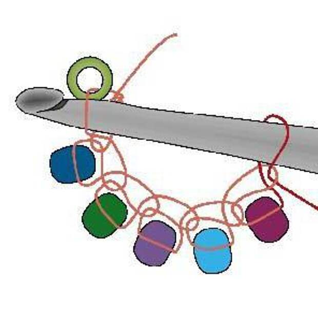 Вязание крючком из бисера