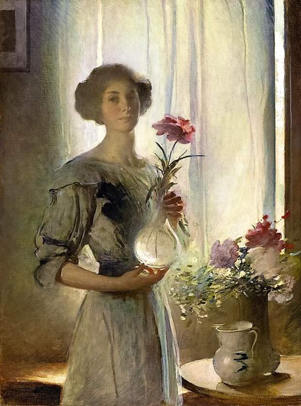"В шумном платье муаровом..." Американский художник John White Alexander (1856 – 1915)