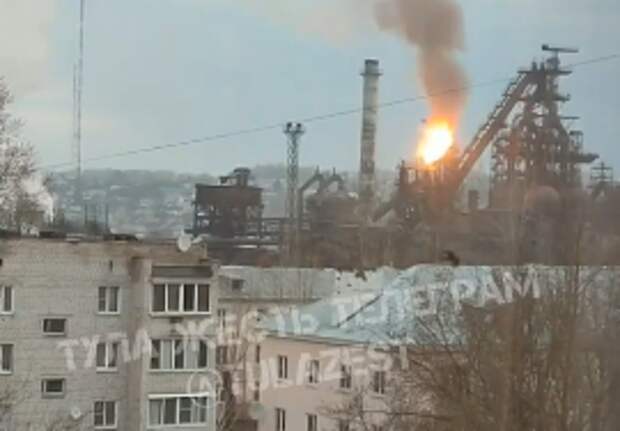 Очевидцы снова сообщают о возгорании в районе КМЗ в Туле