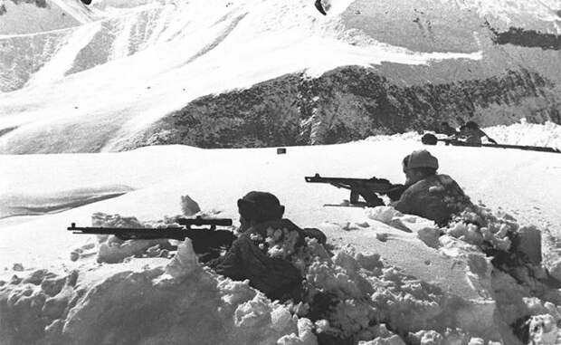 На фото: Великая Отечественная война. Кавказский фронт,1943 год