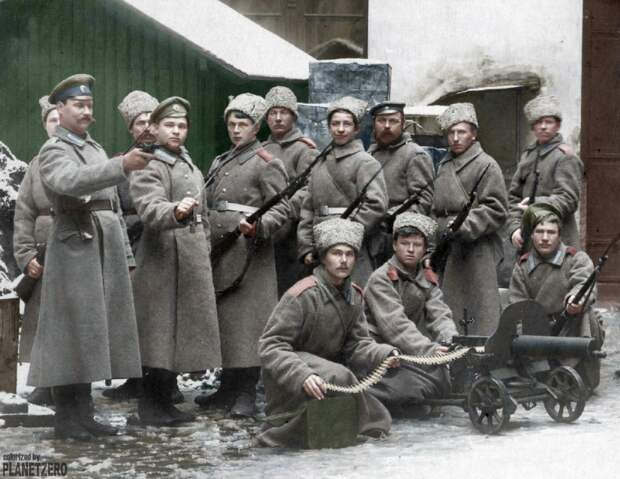 Николай II, Ленин и большевики на исторических снимках в цвете