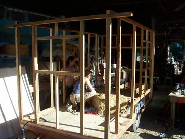 11 этапов строительства крошечного дома на колесах