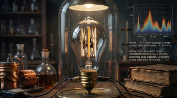 Графен впервые в мире был получен Эдисоном?