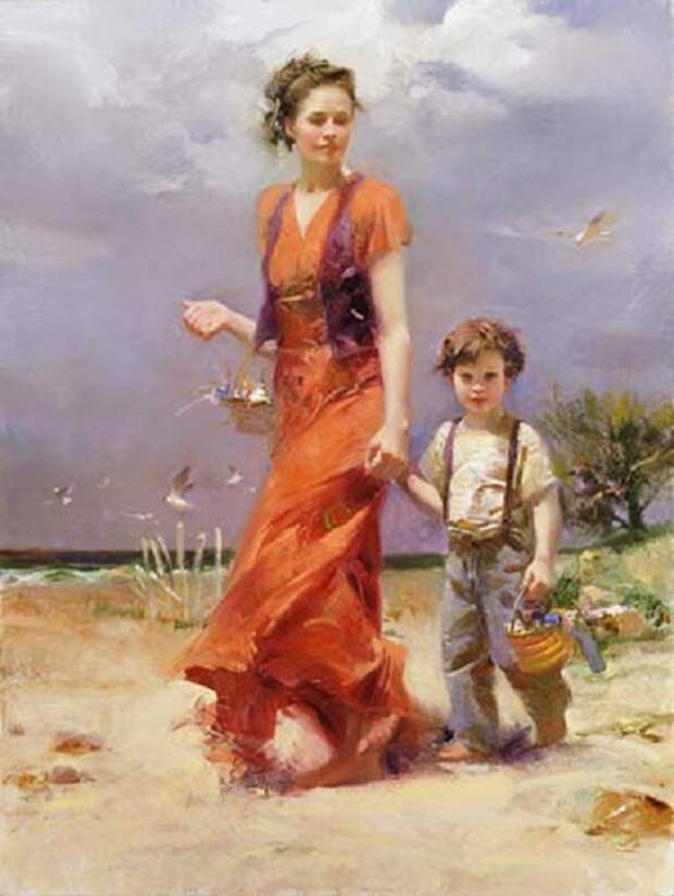 Романтическая живопись от Pino Daeni. Романтическая живопись от Pino Daeni.
