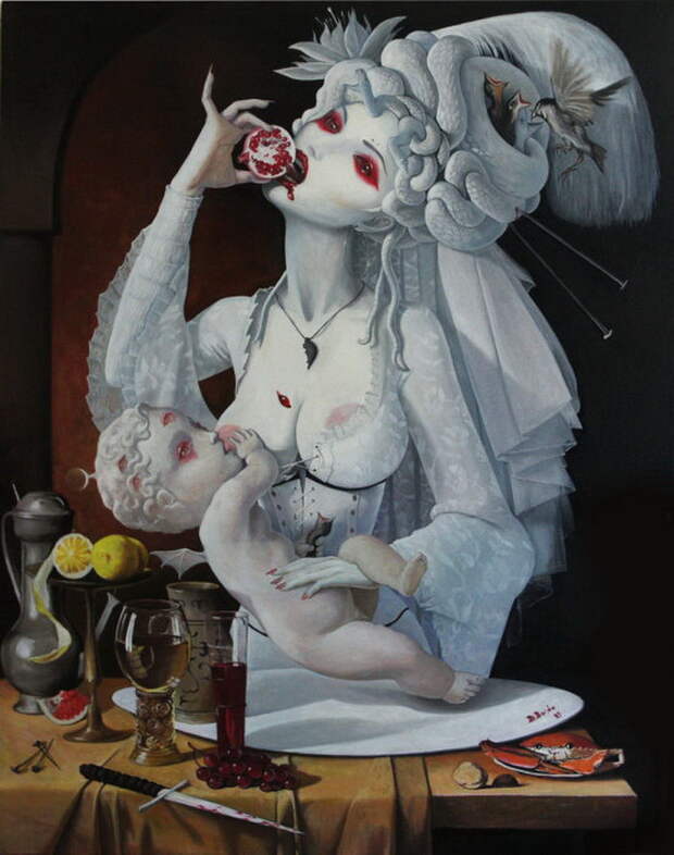 Шокирующие картины Adrian Borda