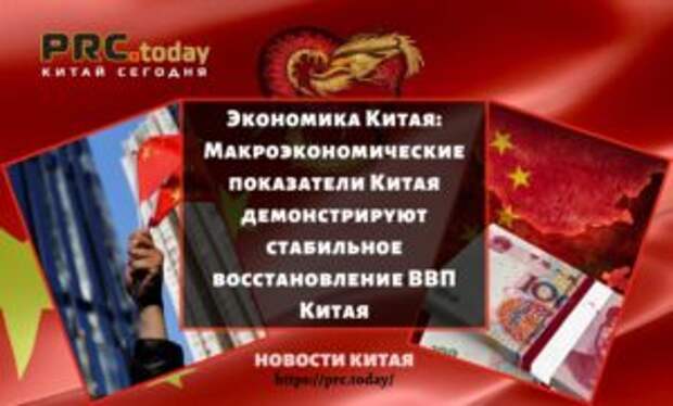 Экономика Китая: Макроэкономические показатели Китая демонстрируют стабильное восстановление ВВП Китая