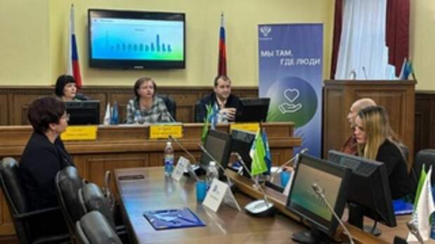 На пресс-конференции в Управлении Росреестра по Алтайскому краю / Фото: пресс-служба ведомства