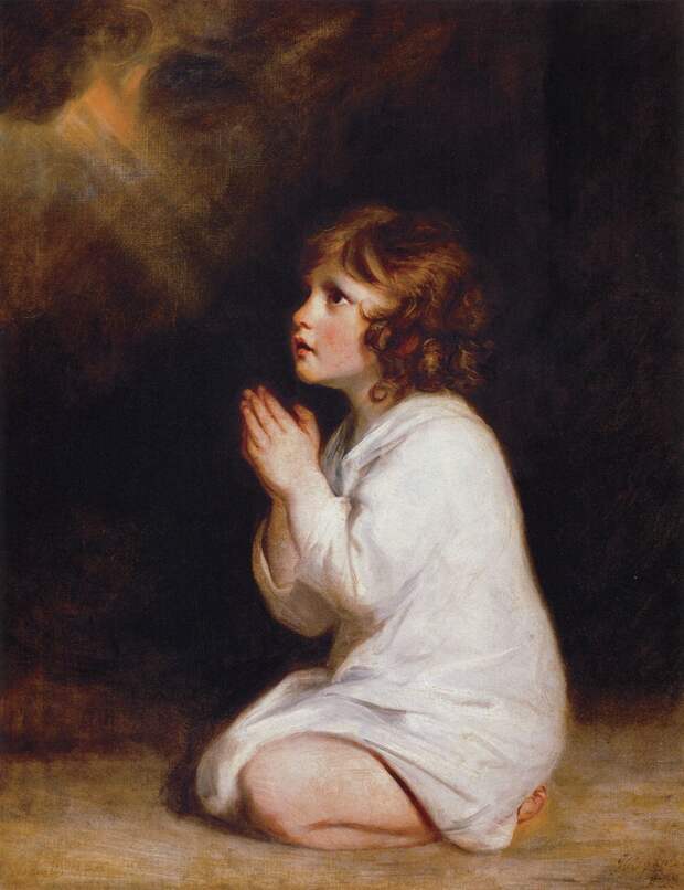 900 Joshua Reynolds. Младенческая Самуилу в молитве 60 x 78.jpg