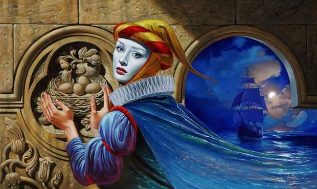 картины художника Michael Cheval -01 художник Michael Cheval -01