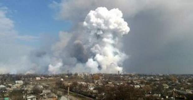 В Чехии горят склады с боеприпасами