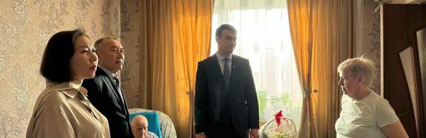 Ветеран ВОВ отметил 100-летие в Алматы