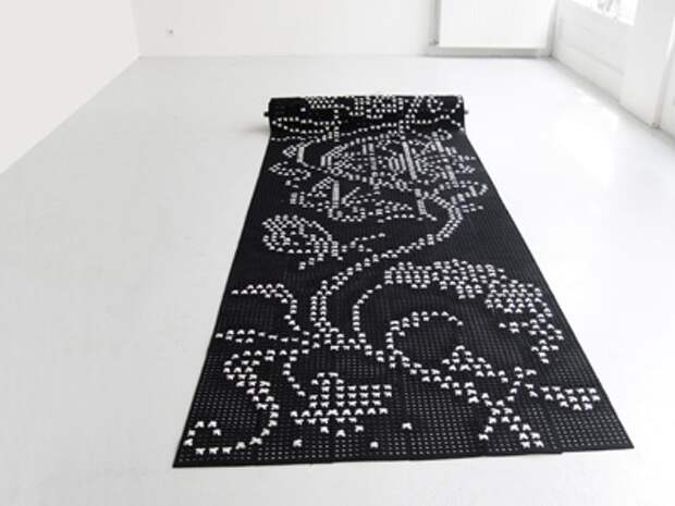 Шикарные идеи ковров и пуфов от Charlotte Lancelot