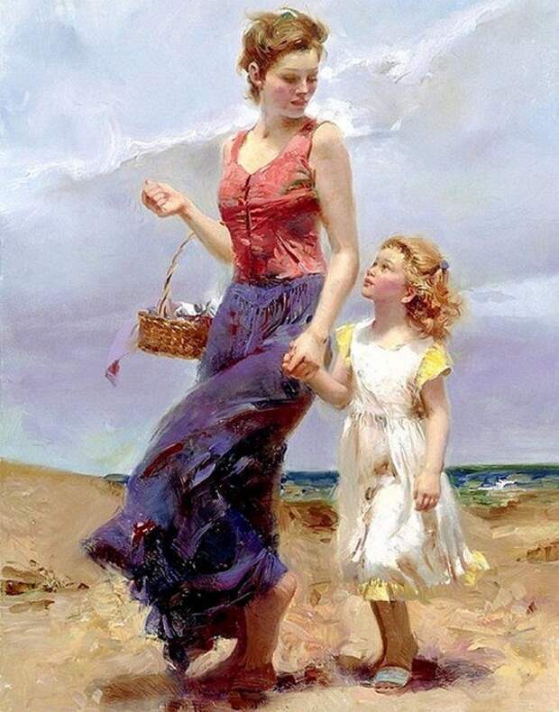 Романтическая живопись от Pino Daeni. Романтическая живопись от Pino Daeni.