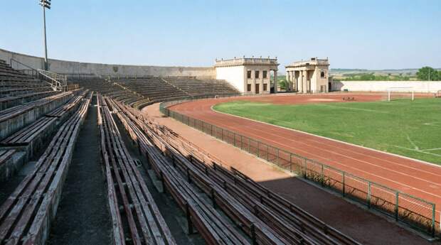 Макеевка. Стадион "Кировец". 50-е гг