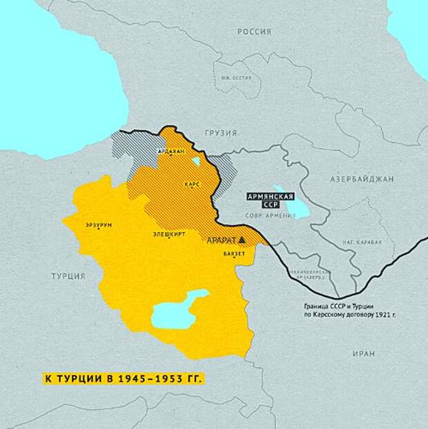 Карта армения турция