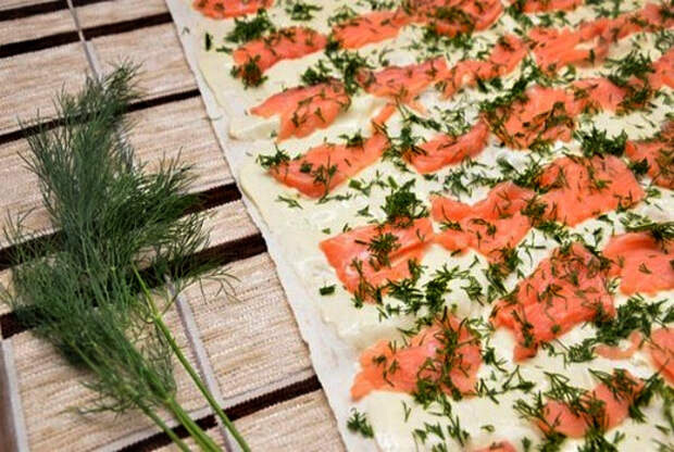 Рыба в лаваше. Рыба в лаваше.