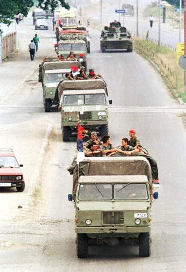 THE SITUATION IN PRISTINA CAPITAL OF KOSOVO.