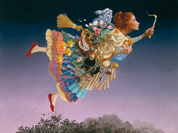 Горящая света. Автор: James Christensen. Горящая света. Автор: James Christensen.