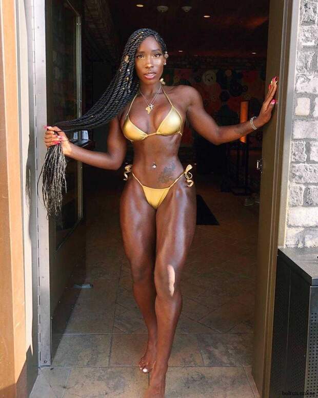 brittne jackson boltunonline 28 - Бриттни Джексон (Brittne Jackson) красивая темнокожая фитнес-модель (45 фото)