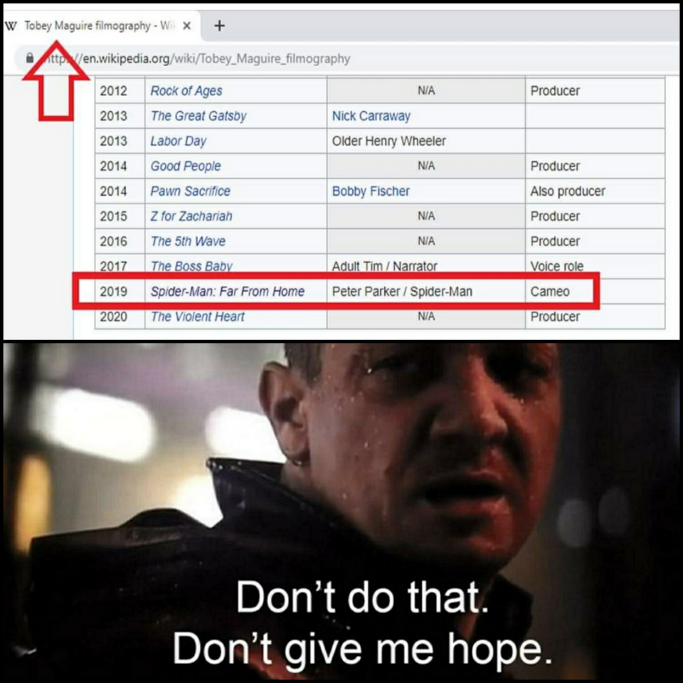 Don't give me hope meme