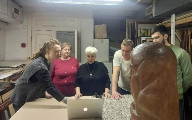 Спустя десятилетия консервации скульптура из Астрахани предстала перед публикой в Москве