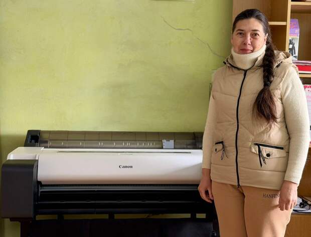 Татарстан передал подшефному Лисичанску крупноформатный плоттер