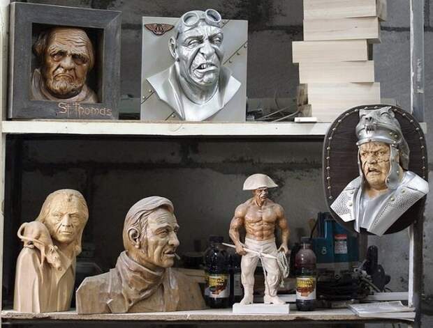 Минский скульптор Андрей Сагалов и его не реальные работы