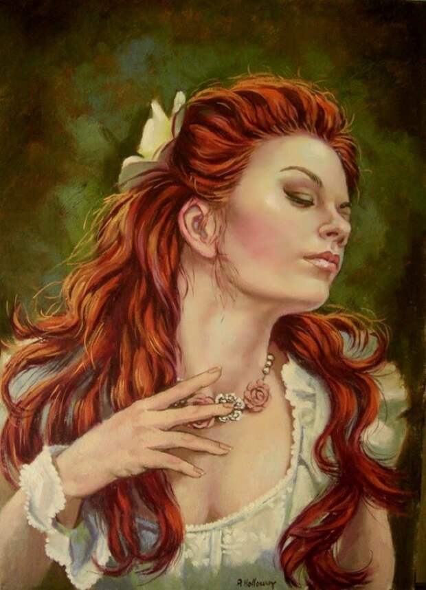 Художница из Великобритании. Annemarie Holloway