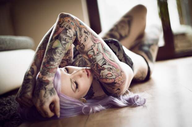 Красивые девушки и их милые татуировки