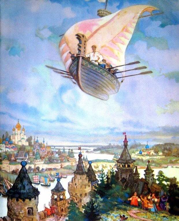 Русские волшебные сказки в иллюстрациях художника Н.М. Кочергина