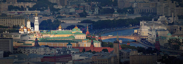 Москва. Вид с высоты 300м. Гигапанорама
