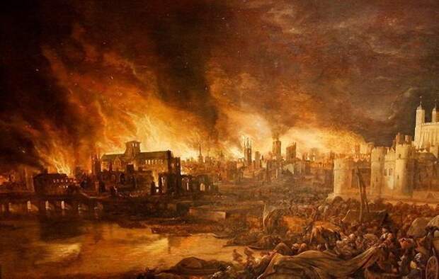Пожар в Лондоне Человеческий фактор, война, история, мелочи, ошибки, пожар