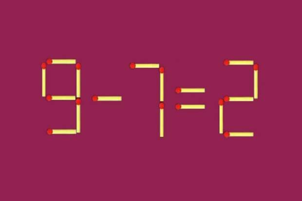 Головоломка со спичками, которая заставит мозг работать нестандартно