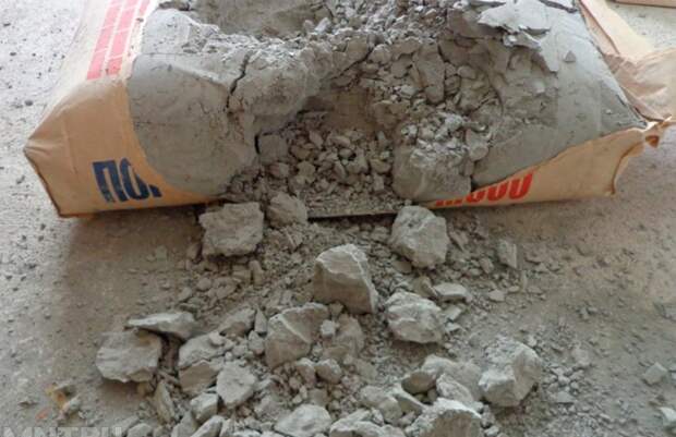 Почему не стоит выбрасывать просроченный затвердевший цемент, и где он может быть полезен