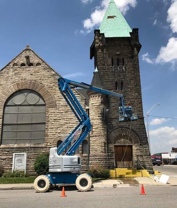 Эту церковь в Детройте не чистили с тех пор, как она была построена 134 года назад время беспощадно, время идет, до и после, интересное, подборка, природа, тогда и сейчас, фото
