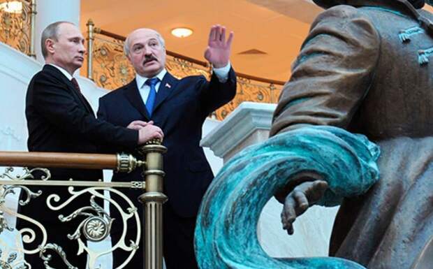 Путин и Лукашенко (иллюстрация из открытых источников)