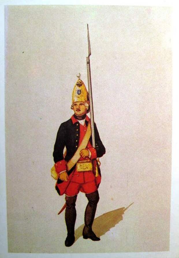 Форма русской армии 1756 - 1796 гг.