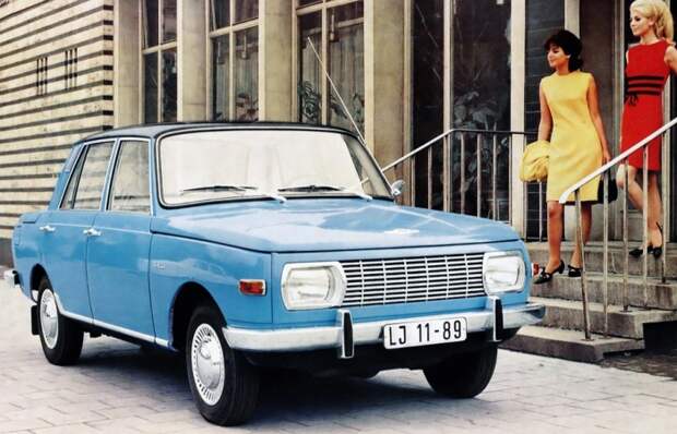 Wartburg 353 – немецкий автомобиль который можно было встретить в СССР. | Фото: classics.honestjohn.co.uk.