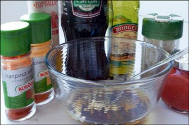 продукты для маринования ребрышек