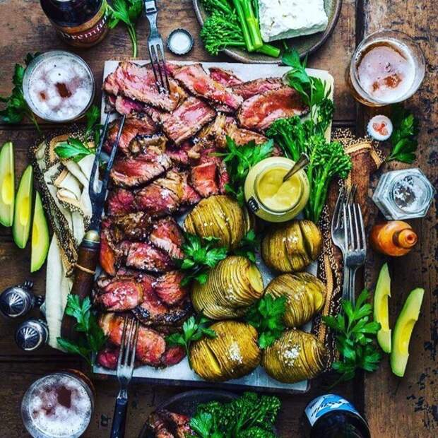 Вредная, но очень вкусная настоящая мужская еда Вредная, но очень вкусная настоящая мужская еда аппетит, еда, мужская еда, мясо