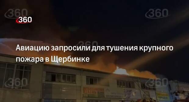 Источник «360»: площадь пожара в Щербинке выросла до 700 квадратных метров