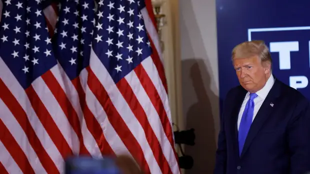 Выступление Дональда Трампа в ходе подведения итогов голосования
