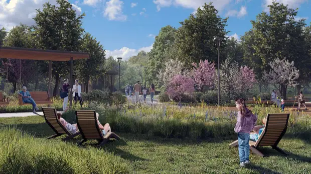 Рекреационный центр «Парадный вход в лес» обустроят рядом со станцией метро «Новоясеневская»