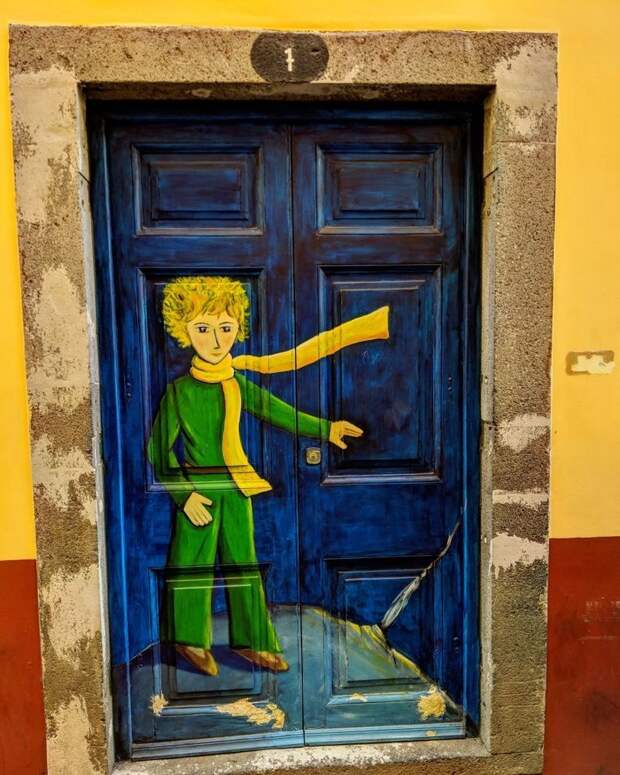5. дверь, картина, мадейра, португалия, путешествие, фотография, фотомир